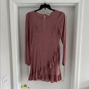American eagle long sleeve dress. Size medium. Dusty rose